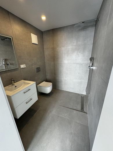 Appartement penthouse chic avec balcon à Alt Mülheim, construction neuve – Bad/WC