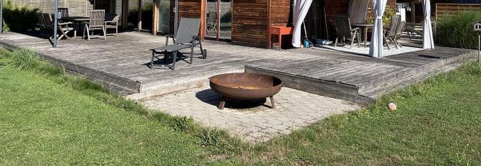 Modernes Holzhaus in dörflicher Lage Nähe Chiemsee – Haus