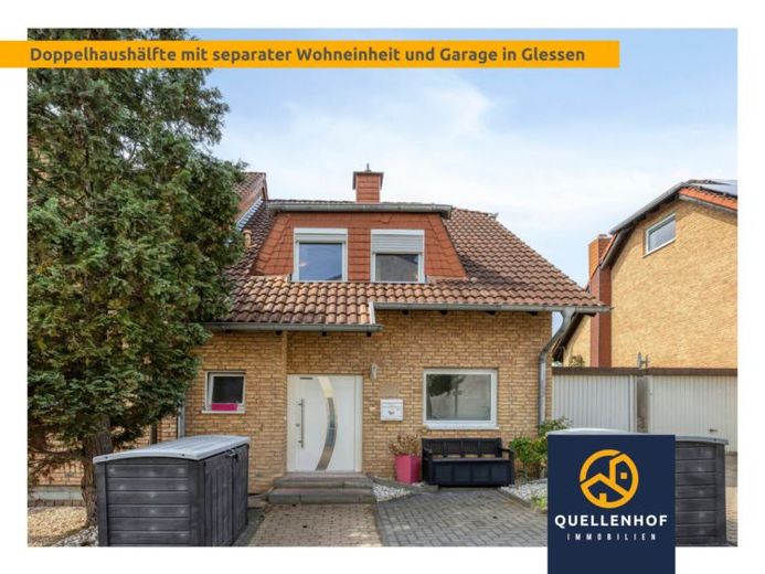 Reihenendhaus in Glessen mit Einliegerwohnung, Garten, Garage & ruhiger Sackgassenlage – Foto 1