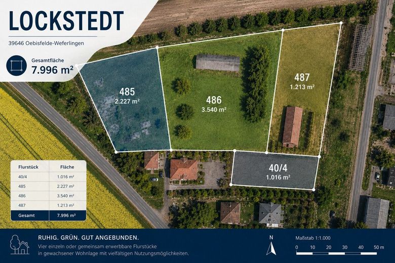 Großzügiges Baugrundstück in Lockstedt mit vielseitigem Entwicklungs- und Nutzungspotenzial – Grundstück