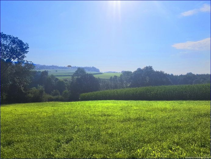 ***   FESTPREIS: 250.000,- EUR   ***
Liebhaber-Sacherl in Alleinlage - ca. 6.500 m² Grund 
am Mühl-/ Prienbach - südlich von Stubenberg – Die Traumaussicht vom Sacherl auf das großzügige Grundstück