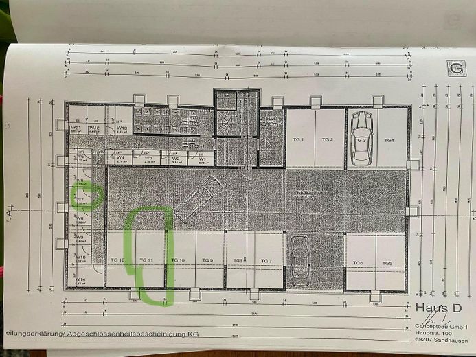 Lage Tiefgaragenplatz