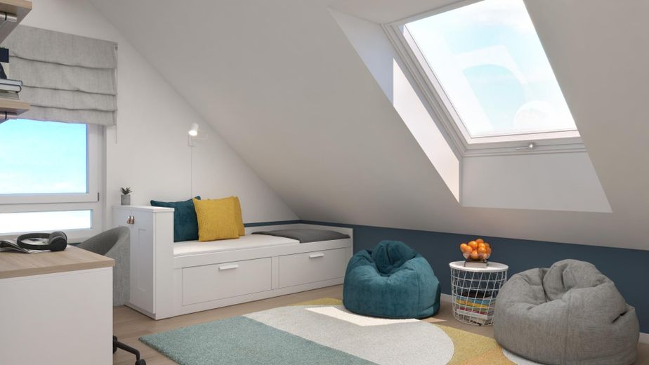 Jugendzimmer Dachgeschoss