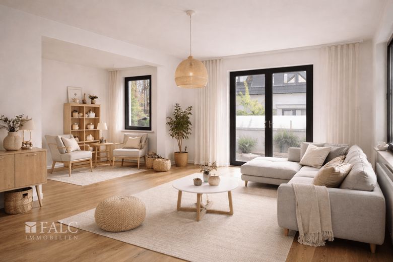 Hier beginnt Ihr Familienglück: naturnah wohnen, viel Platz und Raum für Ihre Ideen – Designidee Wohnzimmer