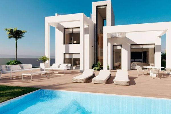 Exklusive Villen mit 3 Schlafzimmern, Meerblick, Dachterrassen, Privatpool und optionalem Keller