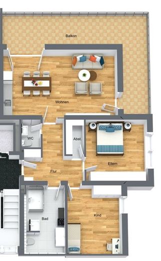 Herbstknaller* Ihr Wohntraum  98 qm mit großem Südwestbalkon ! – Bild 6