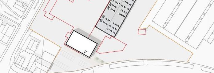 Lageplan mit Grundriss