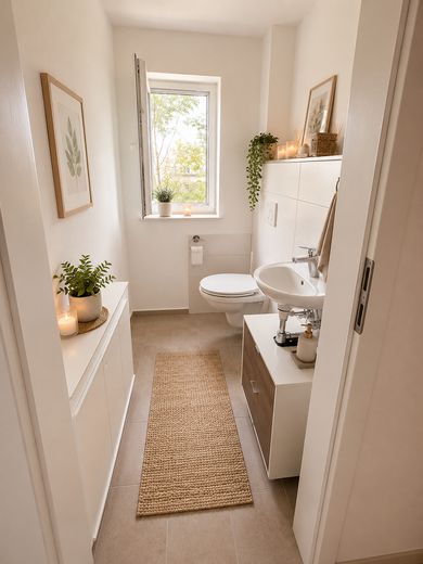 Hochwertig ausgestattete und gepflegte 4,5 Zimmer- Erdgeschosswohnung am Bodensee – WC