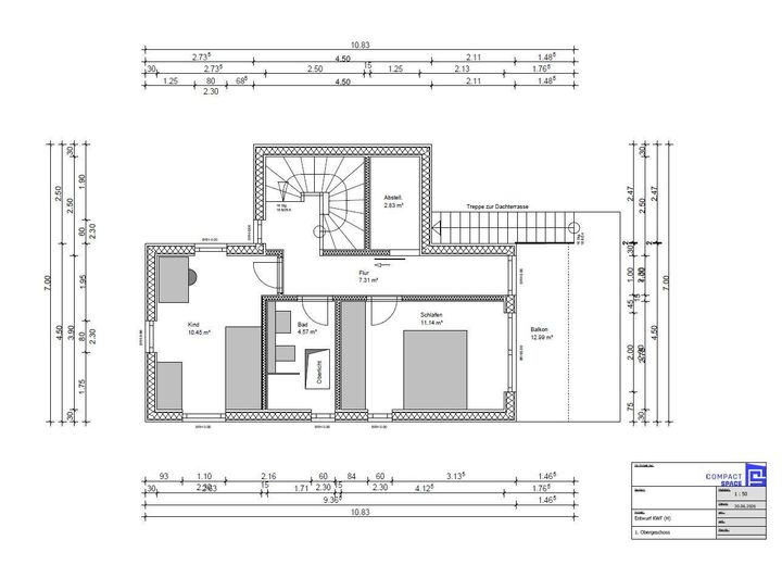 Aura Nature Homes – Obergeschoss