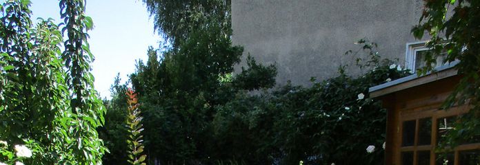Encantador apartamento en un edificio antiguo con jardín en el corazón de la ciudad – Garten