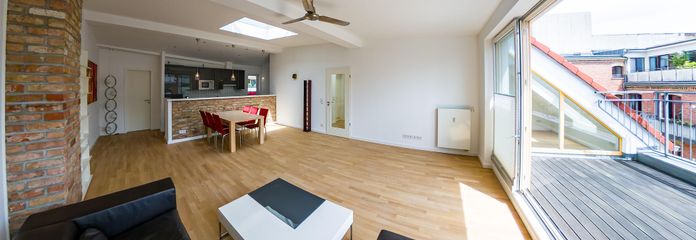 Blick auf Wohnzimmer