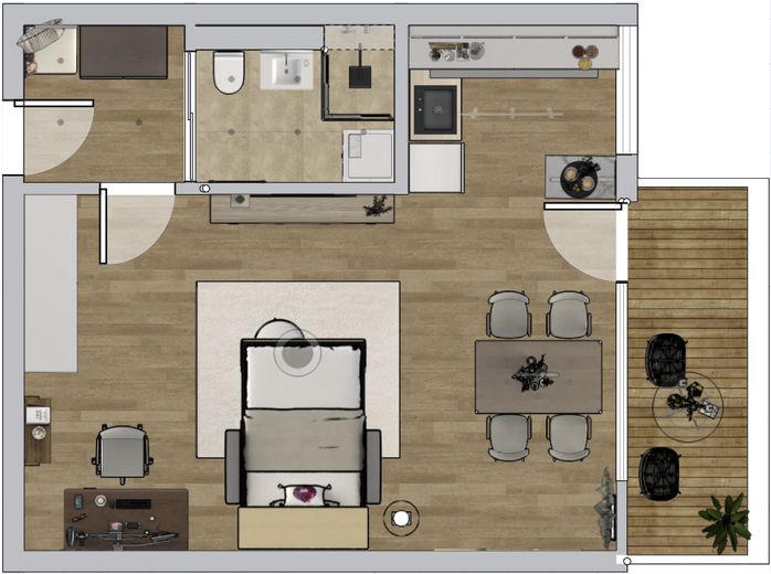 Top renoviertes und vollständig eingerichtetes Apartment in bester Schwabinger Lage - provisionsfrei – Foto 26