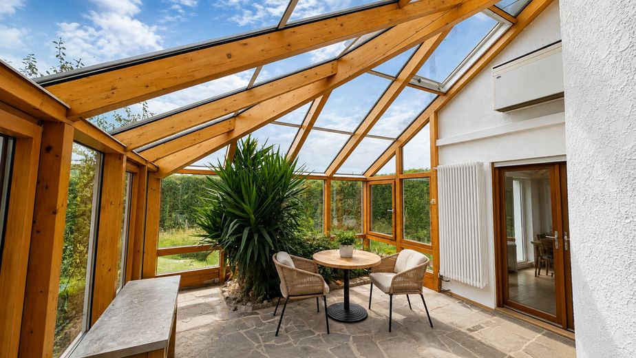 Habiter et travailler sous le même toit – Wintergarten innen-KI