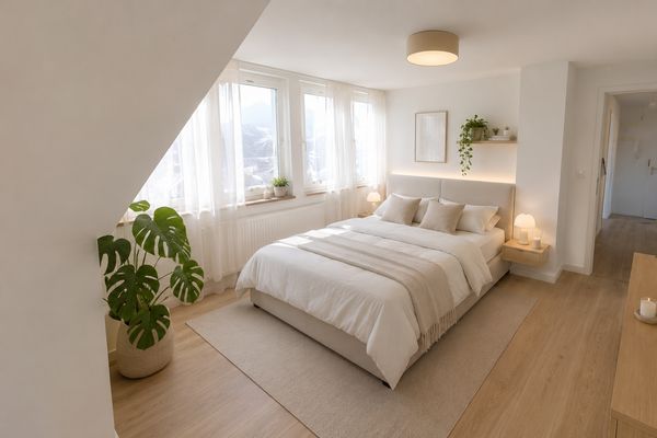 3-Zimmer-Dachgeschosswohnung mit Einbauküche in Steinfurth