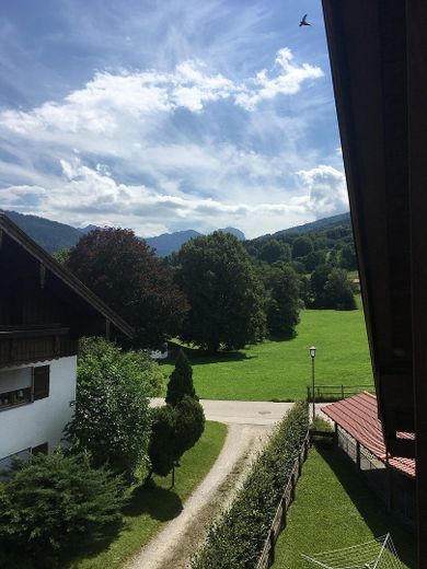 Blick vom Balkon