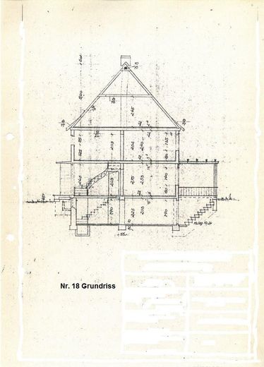 Reihenhaus mit Garten & Dachausbau-Potenzial – 4 Zimmer, provisionsfrei | Goslar - Georgenberg – Zeichnung Haus