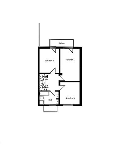 Grundriss 1. Etage