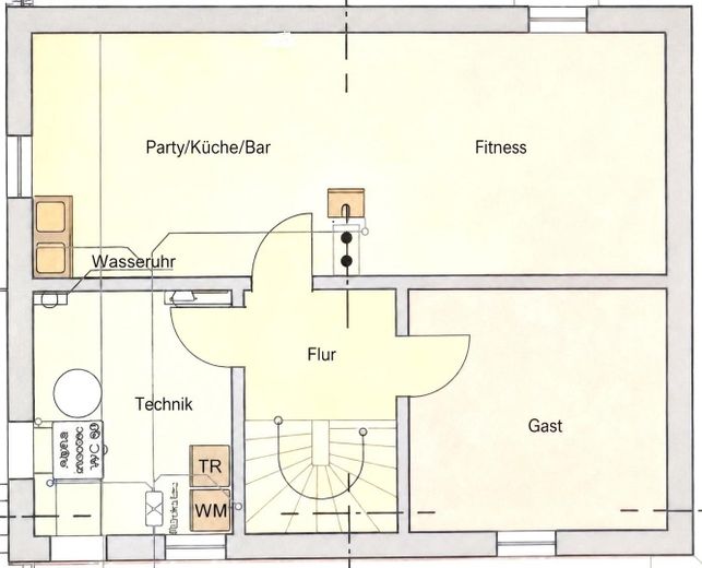 Neuw. Wohntraum mit Wellnessgarten in ruhiger Lage - Nahe A94 – UG Grundriss