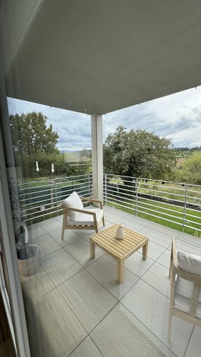 Living with panoramic views of the Schönbuch in Pliezhausen-Rübgarten – Balkon Wohnen