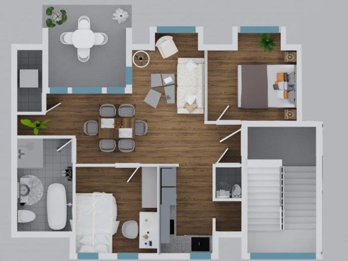 Neue Dachgeschosswohnung mit Flair im Energiesparhaus mit moderner Heiztechnik in Bonn – Foto 1