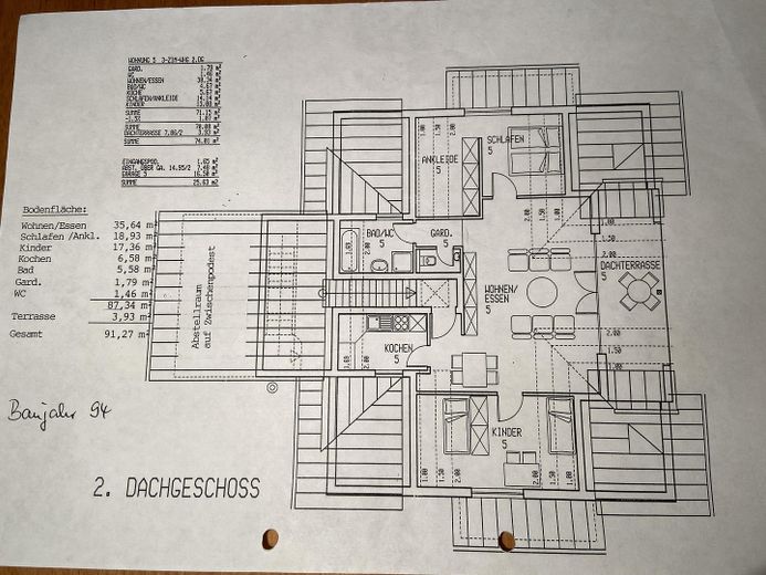 Grundriss 2. Dachgeschoss
