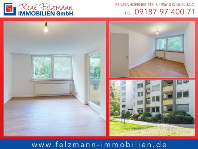 Ruhig gelegene 2 Zimmerwohnung mit Blick ins Grüne *ohne zusätzliche Käuferprovision* – Foto 1