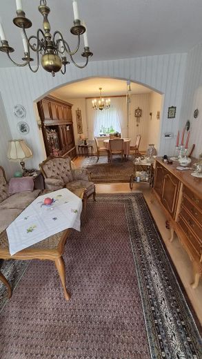 Dom szeregowy w Bad Gandersheim z pięknym ogrodem i piwnicą OD OSOBY PRYWATNEJ! – Großes Wohnzimmer unten II