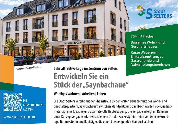 Конкурс концепцій Rheinstraße 35 / "Saynbachaue" – Flyer Saynbachaue/Rheinstraße