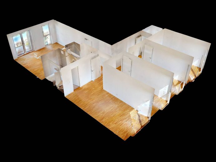 FAMILIEN AUFGEPASST: Wohntraum mit 5 Zimmern und Balkon in Berlin Lichtenberg – 3D-Ansicht Grundriss