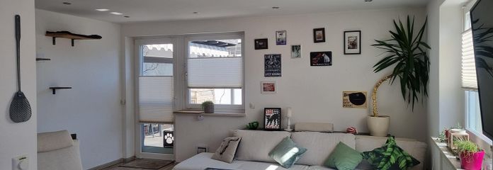 Appartamento di 3,5 locali, terrazza sul tetto di 98 m², veranda, garage doppio – Wohnzimmer, Zugang Dachter.