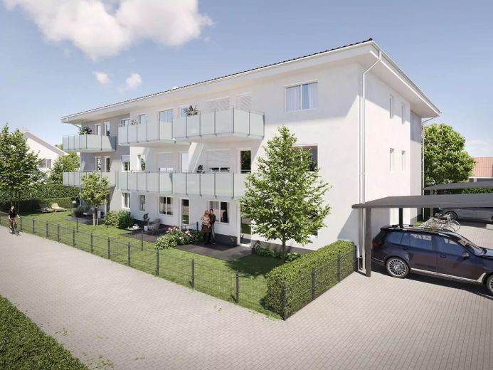 Rückansicht des Gebäudes