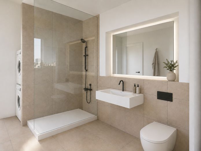 5% di ammortamento fiscale - Vivere con stile su 71 m² o affittare con rendimento - The Photographers Loft – Bad