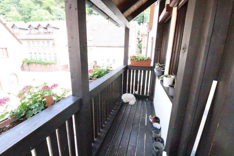 WRS Immobilien - Freudenberg - direkt im Zentrum + am Main - saniertes EFH mit Einzelgarage – Balkon - Bild 1