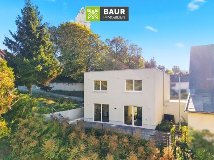 360°| Chiavi in mano e pronto per essere abitato – Nuova costruzione (KfW 40) con impianto fotovoltaico, pompa di calore e giardino – Foto 1