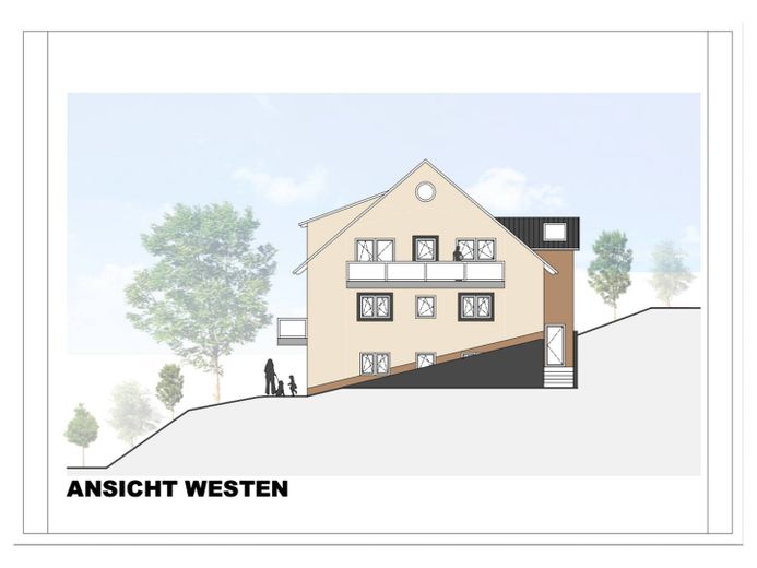 **PREMIÈRE OCCUPATION exclusive** Appartement moderne de 3 pièces au rez-de-chaussée avec BALCON dans un écrin de verdure – Bauplan II