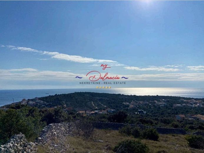Kanica, Bauland mit unverbaubarem Panorama Meerblick – Foto 1