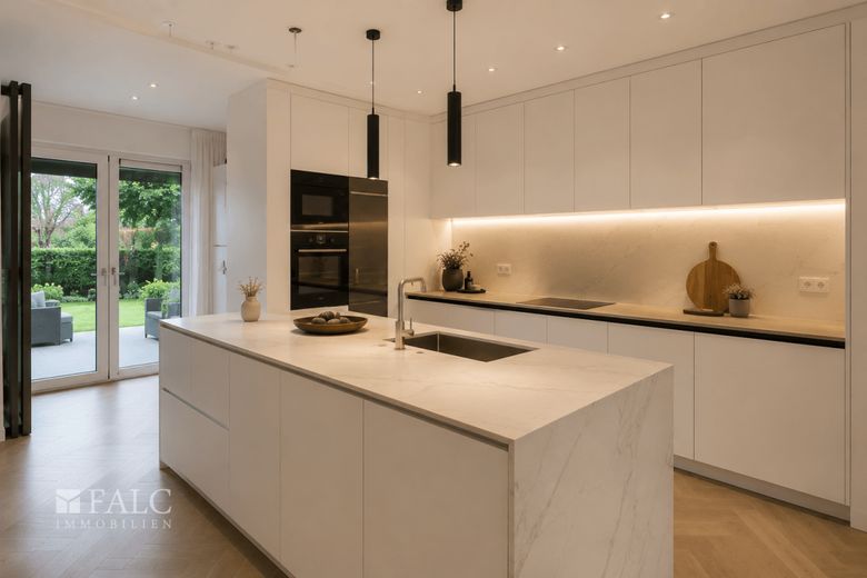 Neubau trifft Lebensqualität - Erdgeschosswohnung der Extraklasse mit Privatgarten in Rodenkirchen – Küche