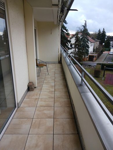 Balkon Wohn- und Schlafzimmer