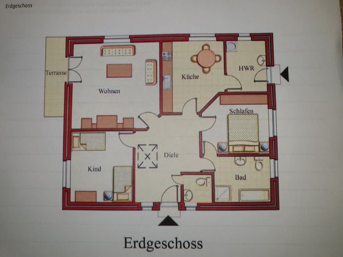 Ihr Traumhaus an der Nordsee – bezugsfertig, hochwertig, provisionsfrei – Grundriss Erdgeschoss