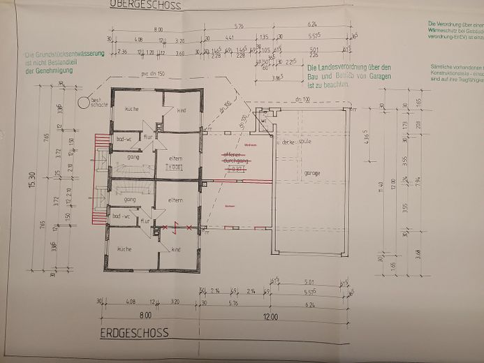 Aantrekkelijk appartementencomplex in Otterberg, 5 wooneenheden – Grundriss Erdgeschoss aktuell