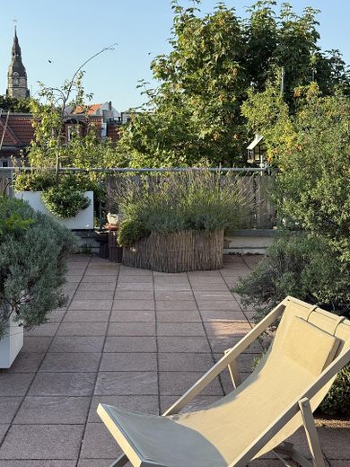Listed monument-protected maisonette · 137m²· 70 m² roof terrace · elevator · vacant · Leipzig Zentrum-Nord – Dachterrasse