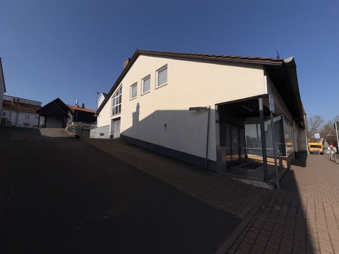 Seitenansicht des Gebäudes