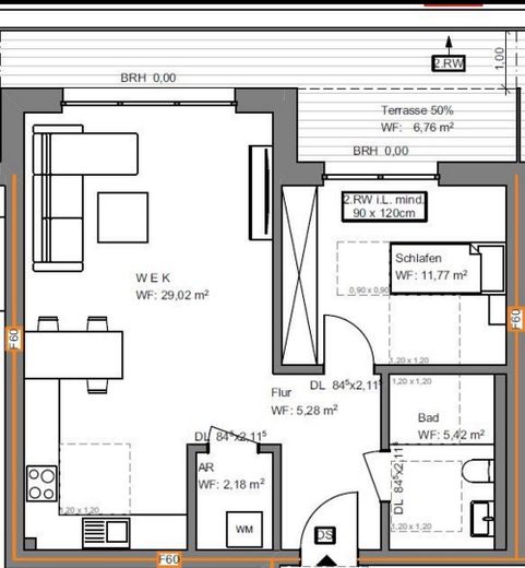 Moderne 2-Zimmer-OG-Wohnung mit Loggia ab 01.10.2026 zu vermieten – फोटो 1