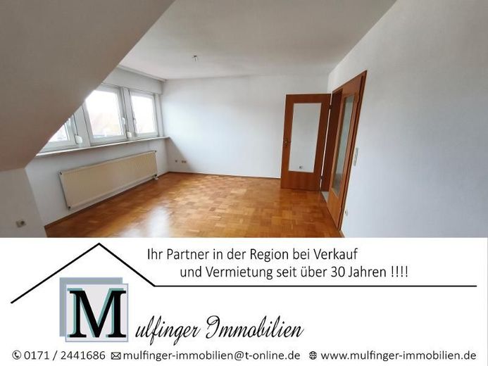 3 Zi. Wohnung (Nr. 6) im DG (2. OG) mit Balkon und Garage – Titelbild