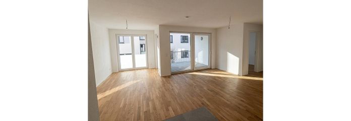 Ideal für Paare oder kleine Familien: 3-Zimmer-Wohnung – Wohn - und Esszimmer mit Zuga…