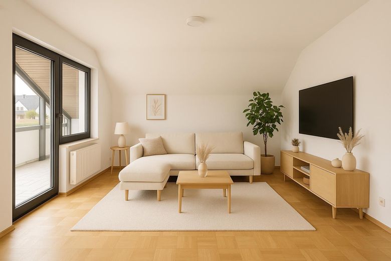 Wohnzimmer mögl.Einrichtung 