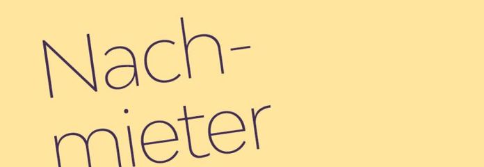 Nachmieter gesucht - Familienräume mit Struktur