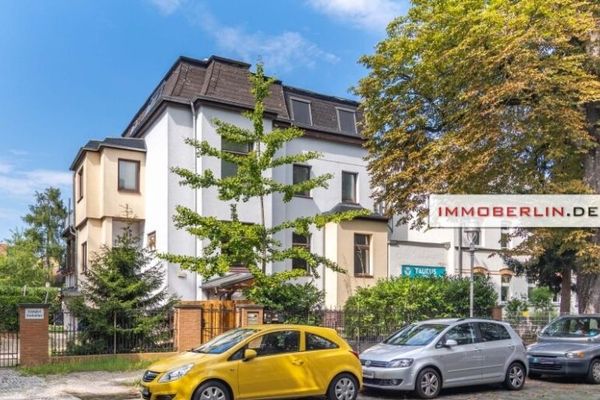 IMMOBERLIN.DE - Charmante Villenetage mit Verandaterrasse nahe Kranoldplatz