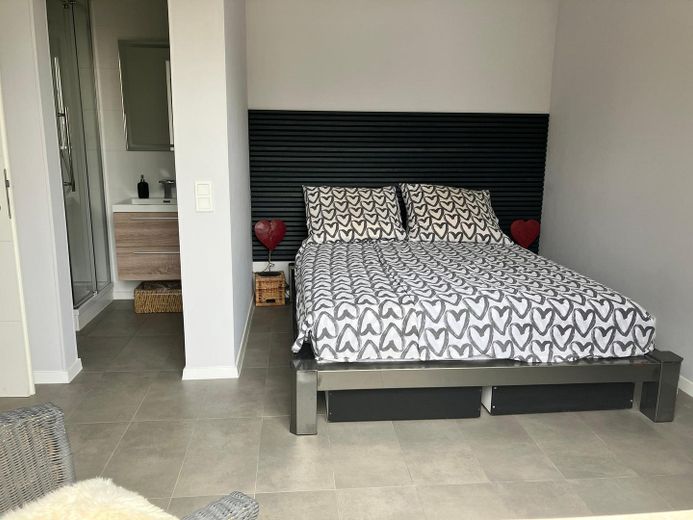 Luxuriöse Wohnoase am Weinberg: liebevoll saniert, privat verkauft. – Gästezimmer mit En-suite Bad