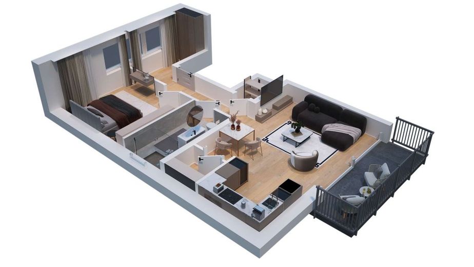 Modernes Wohnen in Nottuln/Appelhülsen - Neubau-/ Sanierungsprojekt - Obergeschoss - Nr.4 – Haus 17a Obergeschoss